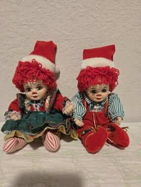Vintage Porcelain Dolls Jingles And Belle From Marie Osmond Collection.